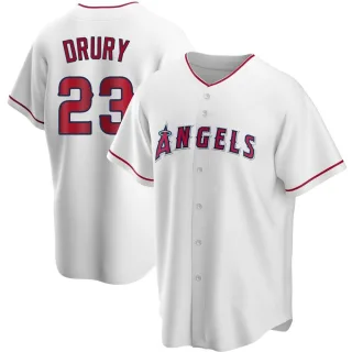 Men's Brandon Drury Los Angeles Angels Red 2022 City Connect Name & Number  T-Shirt