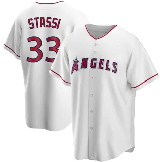 Men's Los Angeles Angels 33 Max Stassi 2022-23 City Connect Cream Jersey -  Bluefink